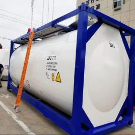 20Feet Stainless Steel Iso Tank Container, Capacity: 1-10 ton