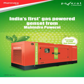 25 kVA Mahindra Powerol Gas Genset