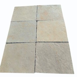 25 mm Tumbled Yellow Limestone, Size: 12X24 Inch, For Flooring