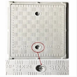 2.5 Ton 24X24 Inch FRP Square Manhole Cover, For Construction