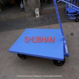250 kgs to 1000 kgs Mild Steel Platform Trolley With Turn Table, for Material Handling