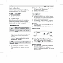 282 2 Glass Door Undercounter Refrigerator with lock