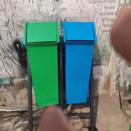 3 50 L FRP Portable Dustbin