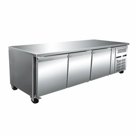3 Door Undercounter Freezer with SS 304 inside  but without table top