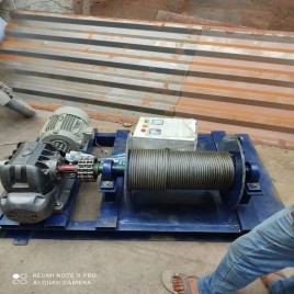 3 Electric Winch Machine, 10 Inch, Capacity: 0.5-1 ton