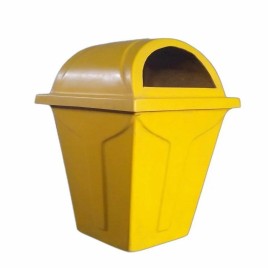 3 Feet 50 L FRP Portable Dustbin