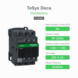 3 Pole Schneider Contactor LC1D