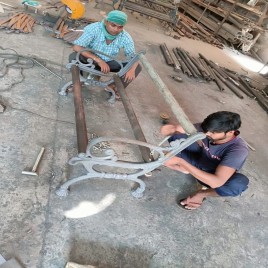 3 Seater Cast Iron Bench