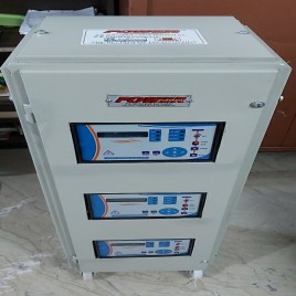 300 - 480 Volts 20 Kva Air Cooled Three Phase Servo Stabilizer, For Residential, With Surge Protection