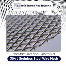 304 L Stainless Steel wire mesh, For Industrial