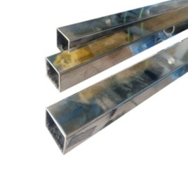 304 Stainless Steel Square Pipe, 6 meter, Material Grade: SS304