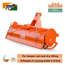 36 (base model) to 96 (top model) Shaktiman Regular Plus Wet Dry Rotavator