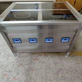 4 Burner Induction Cooking Range, For Industrial