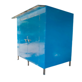 4 Feet Single Compartment Stainless Steel Western Portable Toilet