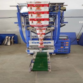 4 Head Pouch Packing Machine