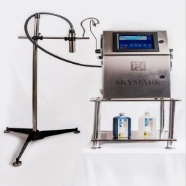 4 Line Skymark Continuous Inkjet Printer, For SS, Capacity(Print/Min): 100