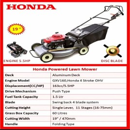 4 Stroke 7 HP Honda FJ-600 Power Tiller Macine