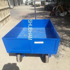 4 Wheels Mild Steel Cage Trolley, Model Name/Number: See-99
