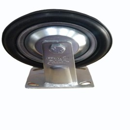 4X1.5 Black Rubber Caster Wheel