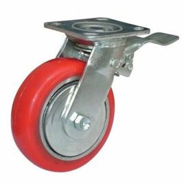 4X1.5 Rubber Caster Wheel, Load Capacity: 150 Kg