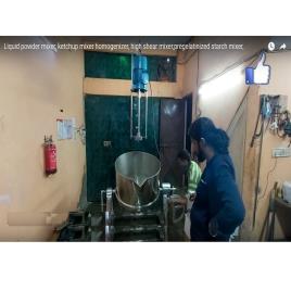 5 to 10 kg SS Intank Homogenizer, Electric, Ith 50