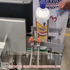 50 Hz Automatic Sticker Labeling Machine For Round And Flat Bottles, 230 V Ac