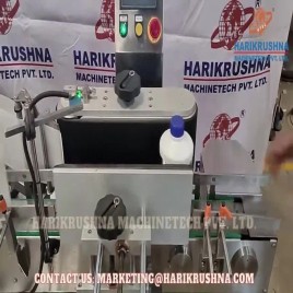 50 Hz Automatic Sticker Labeling Machine For Round And Flat Bottles, 230 V Ac