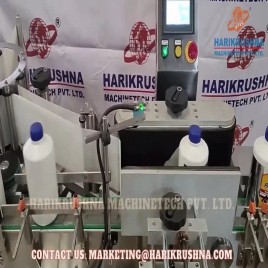50 Hz Automatic Sticker Labeling Machine For Round And Flat Bottles, 230 V Ac