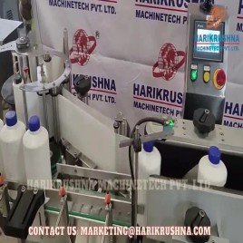 50 Hz Automatic Sticker Labeling Machine For Round And Flat Bottles, 230 V Ac