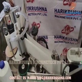 50 Hz Automatic Sticker Labeling Machine For Round And Flat Bottles, 230 V Ac