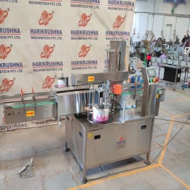 50 Hz Round Automatic Bottle Sticker Labeling Machine, 440 V Ac