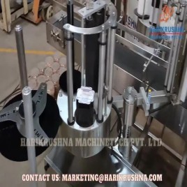 50 Hz Round Automatic Single Side Sticker Labeling Machine, 230v Ac