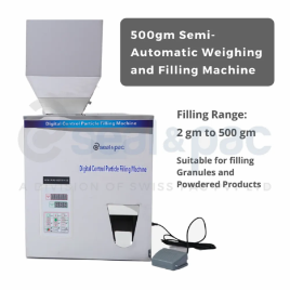 50 Hz Semi-Automatic Automatic Weighing And Filling Machine, Weighing Capacity: 500g, 230 V