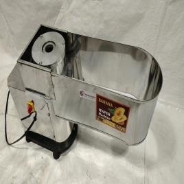 50 Hz Stainless Steel Banana Chips Making Machine, 0.75 Unit/Hr, Capacity: 200 kg/Hr