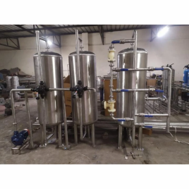 500 LPH Stainless Steel DM Plant