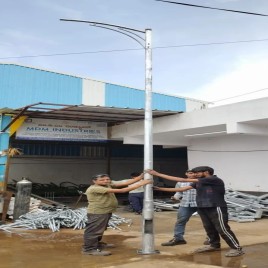 5m Gi Pole, For Street Light