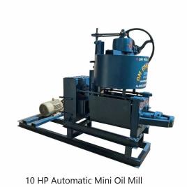 6 Bolt 10 HP Automatic Mini Oil Mill, Capacity: 4 ton/day