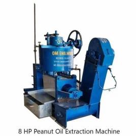 6 Bolt Commercial Expeller 8 HP Peanut Oil Extraction Machine
