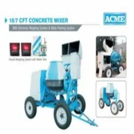 6 Hp Kirloskar Diesel Engine Semi-Automatic Mobile Cement Concrete Mixer, 1200 kg, Capacity: 400 Litres
