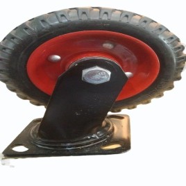6 Inch Rubber Wheels, Load Capacity(kg): 200 kg