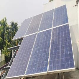 6 kw on grid solar plant system