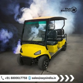 6 Seater Electric Golf Cart, Max Km Per Charge: 80 Km, Loading Capacity: 1000 Kgs