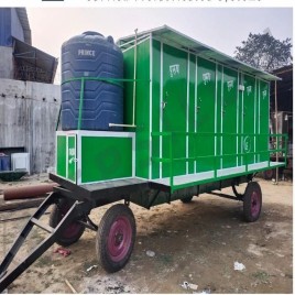 6 Seater Frp Mobile Toilet Van