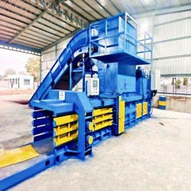 60-90 ton Mild Steel waste paper Horizontal Baling Press Machine