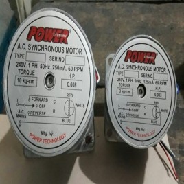 60RPM Synchronous Servo Motors, 240 Volt