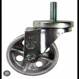 6X2 Mild Steel Heavy Duty Forged Caster, Load Capacity(kg): 300 kg