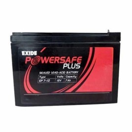 7 Ah Exide SMF VRLA Battery, 12 Months