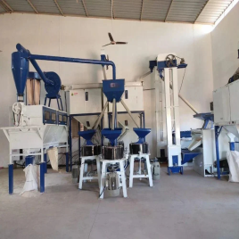 75 HP Automatic Industrial Atta Chakki Plant, 1000 kg/hr