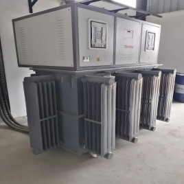 750 Kva Oil Cooled Servo Voltage Stabilizer, For Industrial