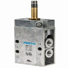8 Bar Aluminium FESTO Solenoid Valve MFH-3 & MFH-5, Shaft Diameter: up to 25 mm